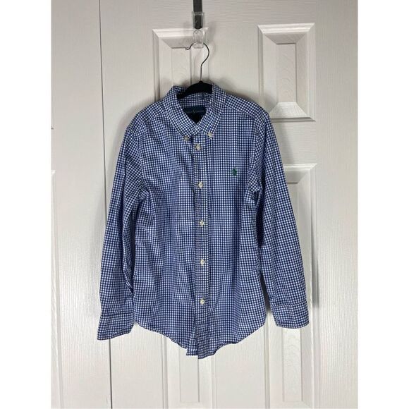Ralph Lauren Boys Button Down Shirt Size L - Picture 1 of 3